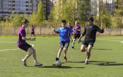 Соревнования по футболу среди СПО Калининского района
