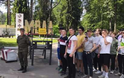 Сборы на полигоне Михайловской артиллерийской академии